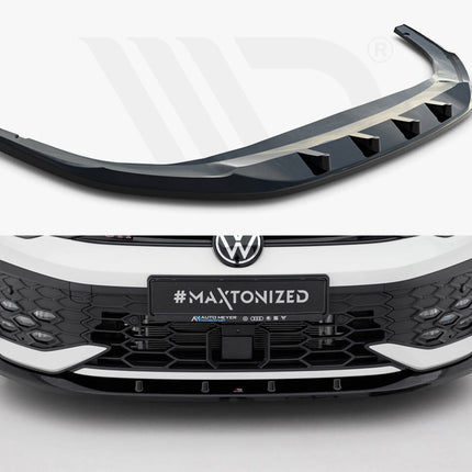 Maxton Design - Front Splitter V.5 Volkswagen Golf GTI / GTE / R-Line Mk8 Facelift