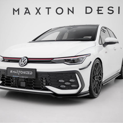 Maxton Design - Front Splitter V.3 Volkswagen Golf GTI / GTE / R-Line Mk8 Facelift