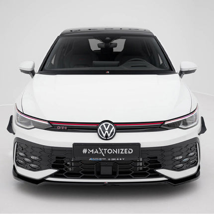 Maxton Design - Front Splitter V.3 Volkswagen Golf GTI / GTE / R-Line Mk8 Facelift