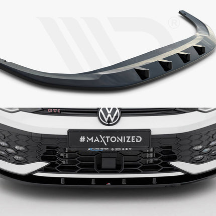 Maxton Design - Front Splitter V.2 Volkswagen Golf GTI / GTE / R-Line Mk8 Facelift