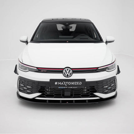 Maxton Design - Front Splitter V.2 Volkswagen Golf GTI / GTE / R-Line Mk8 Facelift