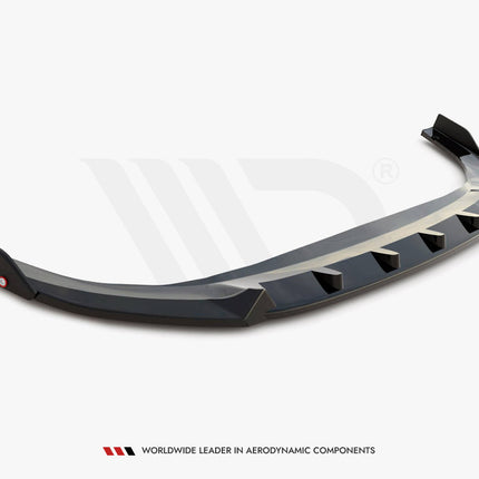 Maxton Design - Front Splitter V.2 + Flaps Volkswagen Golf GTI / GTE / R-Line Mk8 Facelift