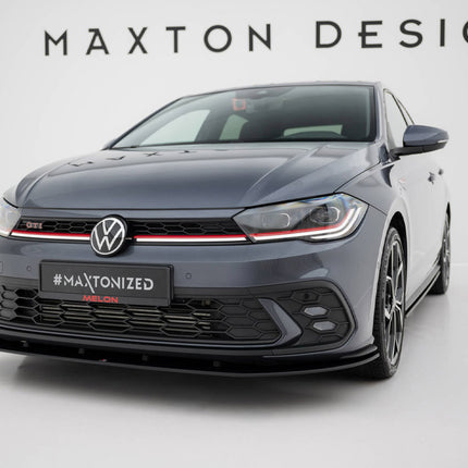 Maxton Design - Street PRO Front Splitter Volkswagen Polo GTI Mk6 Facelift