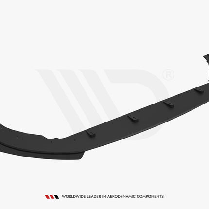 Maxton Design -  Street PRO Front Splitter + Flaps Volkswagen Polo GTI Mk6 Facelift