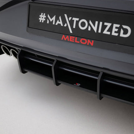 Maxton Design - Street PRO Rear Diffuser Volkswagen Polo GTI Mk6 Facelift