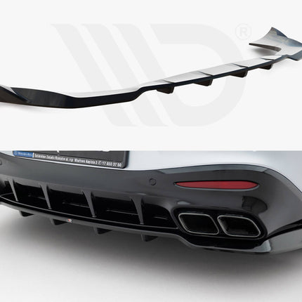 Maxton Design - Rear Splitter (Vertical Bars) V.2 Mercedes-AMG GT 63 C192