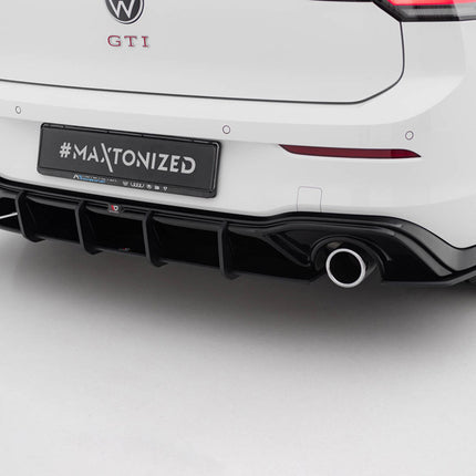 Maxton Design - Street PRO Rear Diffuser V.3 Volkswagen Golf GTI Mk8