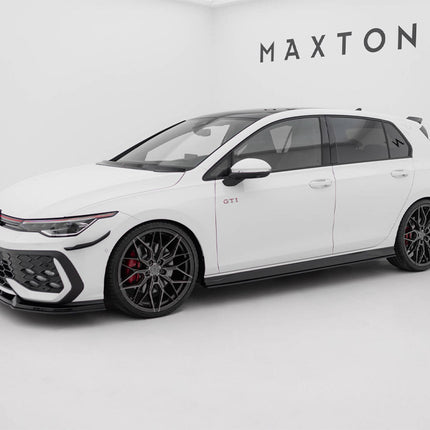 Maxton Design - Street PRO Side Skirts Diffusers V.2 Volkswagen Golf GTI / GTE / GTI Clubsport / R-Line Mk8