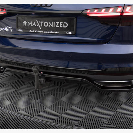 Maxton Design - Rear Splitter (Vertical Bars) V.2 Audi A4 S-Line B9 Facelift