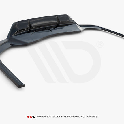 Maxton Design - Rear Splitter (Vertical Bars) V.2 Audi A4 S-Line B9 Facelift