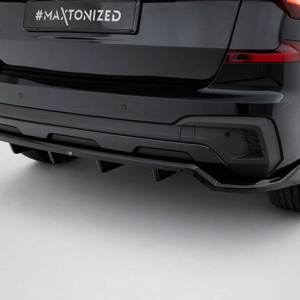 Maxton Design - Rear Splitter (Vertical Bars) Skoda Kamiq Monte Carlo Mk1 Facelift