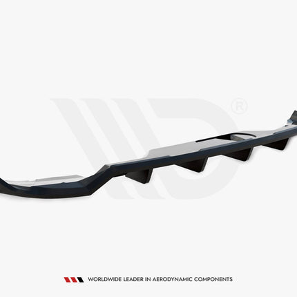 Maxton Design - Rear Splitter (Vertical Bars) Skoda Kamiq Monte Carlo Mk1 Facelift