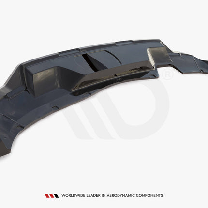 Maxton Design - Rear Splitter (Vertical Bars) Skoda Kamiq Monte Carlo Mk1 Facelift