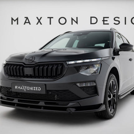 Maxton Design - Front Splitter V.2 Skoda Kamiq Monte Carlo Mk1 Facelift