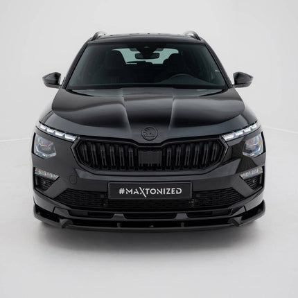 Maxton Design - Front Splitter V.2 Skoda Kamiq Monte Carlo Mk1 Facelift