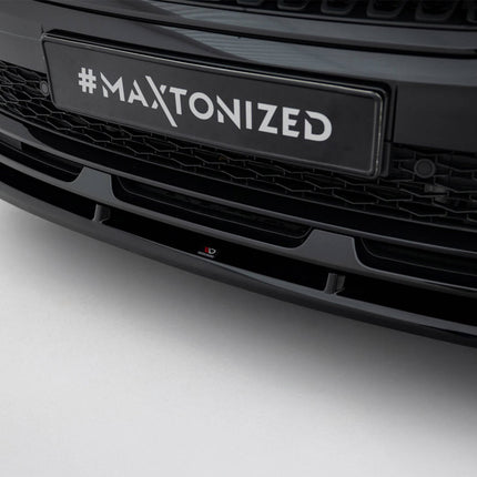 Maxton Design - Front Splitter V.2 Skoda Kamiq Monte Carlo Mk1 Facelift