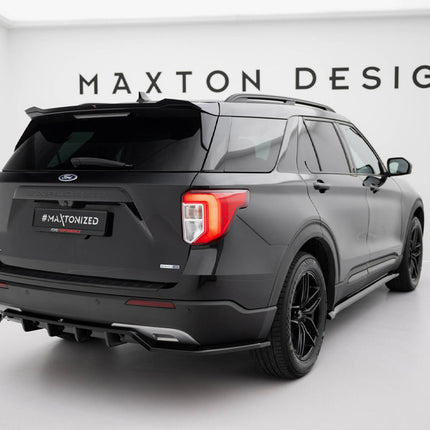 Maxton Design - Rear Splitter (Vertical Bars) Ford Explorer XLT Mk6