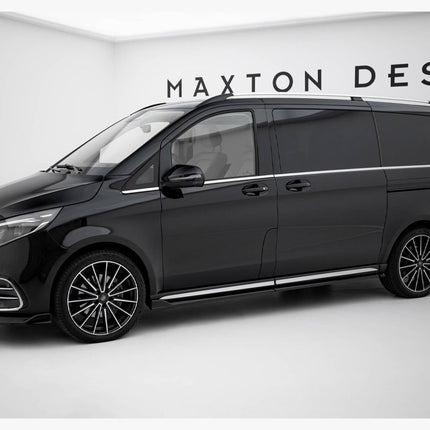 Maxton Design - Side Skirts Diffusers V.2 Mercedes-Benz V-Class Long AMG-Line W447 Facelift 2