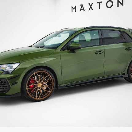 Maxton Design - Side Flaps Audi S3 Sportback / A3 S-Line Sportback 8Y Facelift