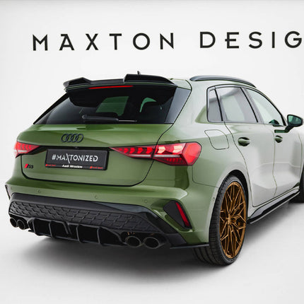 Maxton Design - Street Pro Rear Side Splitters Audi S3 Sportback 8Y Facelift