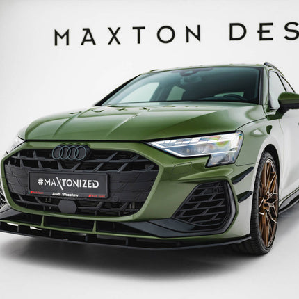 Maxton Design - Street PRO Front Splitter Audi S3 Sportback / A3 S-Line Sportback 8Y Facelift