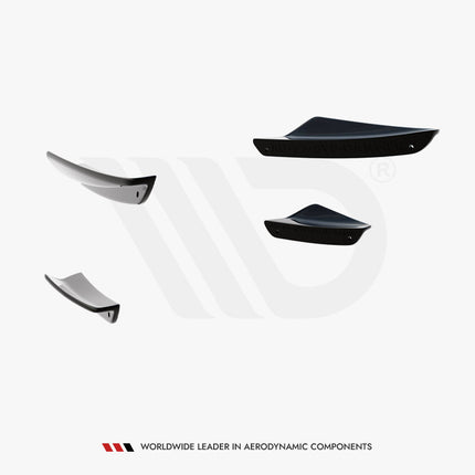 Maxton Design - Front Bumper Wings (Canards) Audi S3 Sportback / A3 S-Line Sportback 8Y Facelift