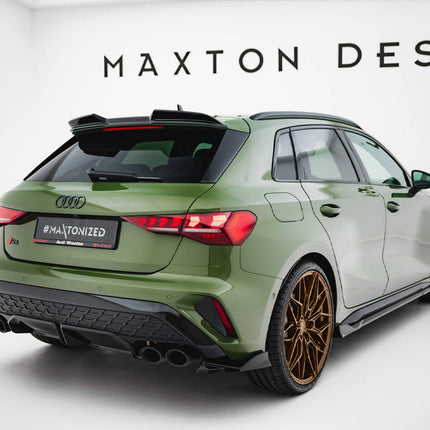 Maxton Design - Rear Side Splitters V.2 Audi S3 Sportback Facelift