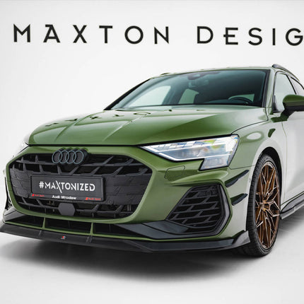 Maxton Design -  Front Splitter V.3 Audi S3 Sportback / A3 S-Line Sportback 8Y Facelift