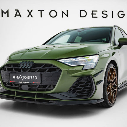 Maxton Design -   Front Splitter V.1 Audi S3 Sportback / A3 S-Line Sportback 8Y Facelift