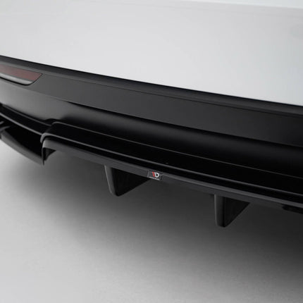 Maxton Design - Rear Splitter (Vertical Bars) V.2 Tesla Model 3 Performance Mk1 Facelift