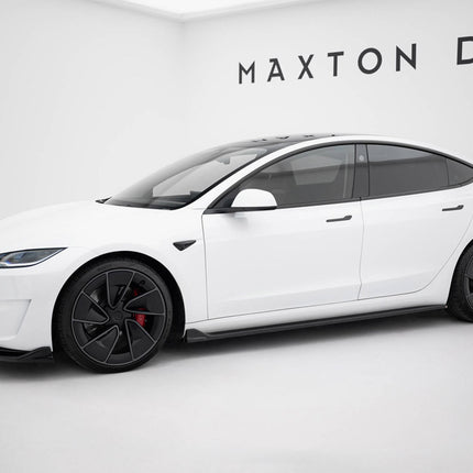 Maxton Design - Side Skirts Diffusers V.3 Tesla Model 3 Performance Mk1 Facelift