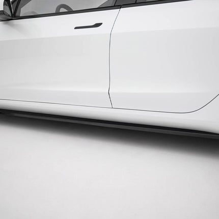 Maxton Design - Side Skirts Diffusers V.3 Tesla Model 3 Performance Mk1 Facelift