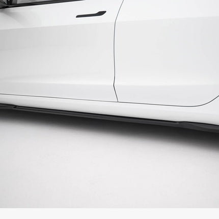 Maxton Design - Side Skirts Diffusers V.2 Tesla Model 3 Performance Mk1 Facelift