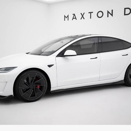 Maxton Design - Side Skirts Diffusers V.1 Tesla Model 3 Performance Mk1 Facelift