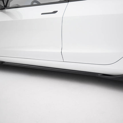 Maxton Design - Side Skirts Diffusers V.1 Tesla Model 3 Performance Mk1 Facelift