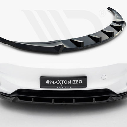 Maxton Design - Front Splitter V.2 Tesla Model 3 Performance Mk1 Facelift