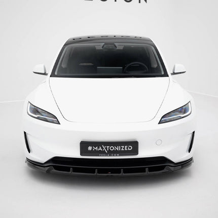 Maxton Design - Front Splitter V.2 Tesla Model 3 Performance Mk1 Facelift