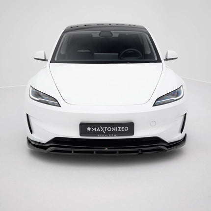 Maxton Design - Front Splitter V.1 Tesla Model 3 Performance Mk1 Facelift