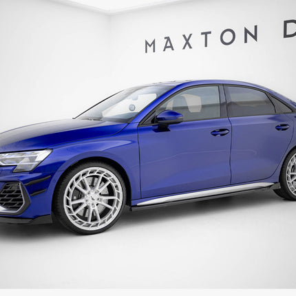 Maxton Design - Side Skirts Diffusers V.3 Audi A3 S-Line Sedan / S3 Sedan 8Y Facelift