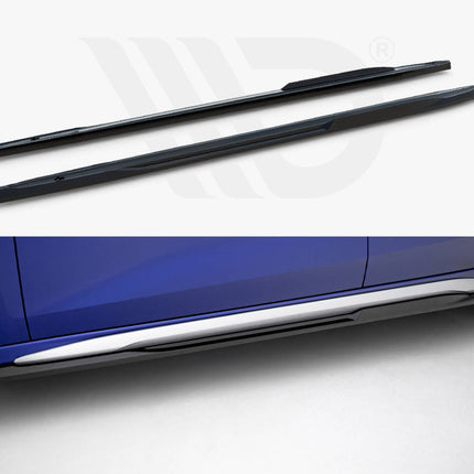 Maxton Design - Side Skirts Diffusers V.2 Audi A3 S-Line Sedan / S3 Sedan 8Y Facelift