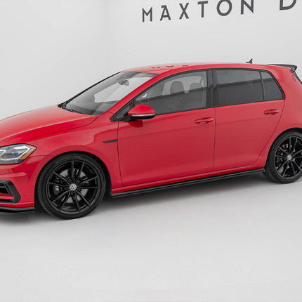 Maxton Design - Side Skirts Diffusers V.2 Volkswagen Golf R / R-Line Mk7 Facelift