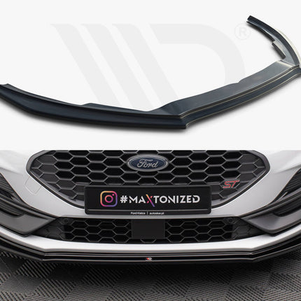 Maxton Design - Front Splitter V.4 Ford Focus ST / ST-Line Mk4 Facelift