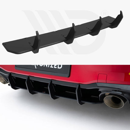 Maxton Design - Street PRO Rear Diffuser V.2 Volkswagen Golf GTI Clubsport Mk8 Facelift