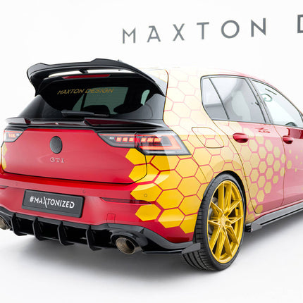 Maxton Design - Street PRO Rear Diffuser V.2 Volkswagen Golf GTI Clubsport Mk8 Facelift