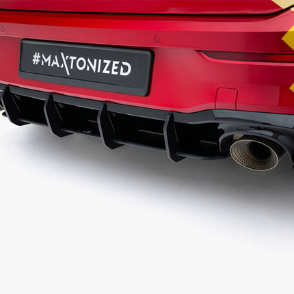 Maxton Design - Street PRO Rear Diffuser V.2 Volkswagen Golf GTI Clubsport Mk8 Facelift