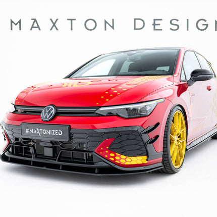 Maxton Design - Street PRO Front Splitter Volkswagen Golf GTI Clubsport Mk8 Facelift