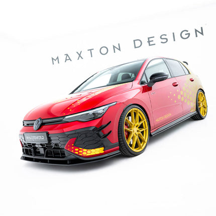 Maxton Design - Street PRO Front Splitter Volkswagen Golf GTI Clubsport Mk8 Facelift