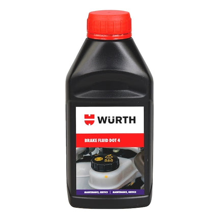 Wurth Brake Fluid - Dot4 500ml - Car Enhancements UK