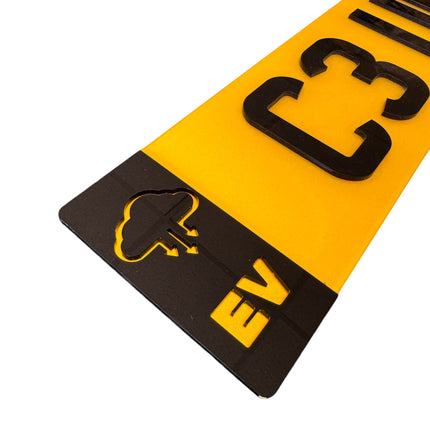 Number Plate Tags - Electric Vehicles (EV)