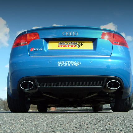 Milltek Sport - Cat Back Exhaust (Multiple Options) Audi RS4 B7 (Saloon, Avant & Cabriolet) - Car Enhancements UK